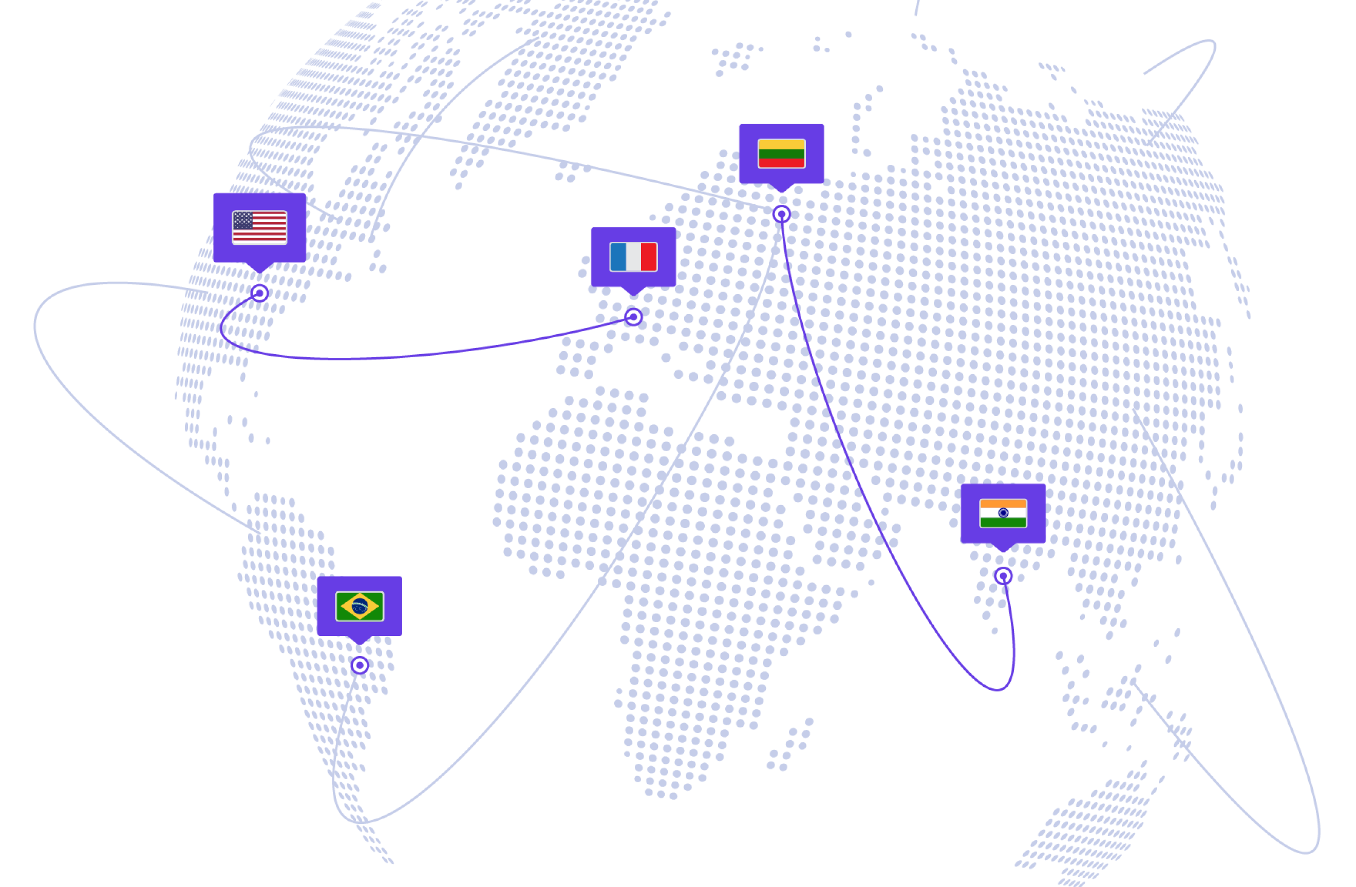 Global data center network