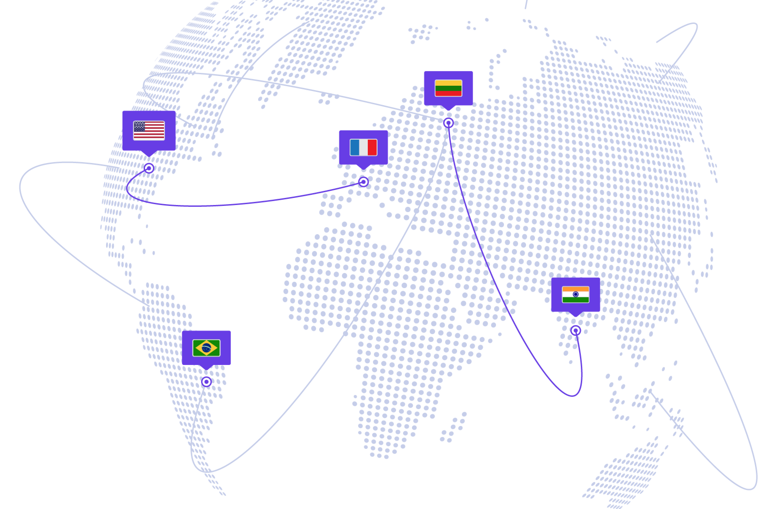 VPS datacenters in 5 regions